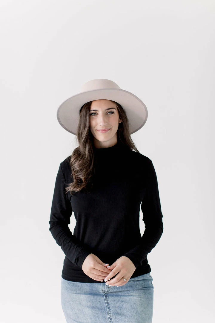 The Main Street Exchange Exclusive Designs 'Zuri' Ribbed Turtleneck In Black 1 The Main Street Exchange Exclusive Designs 'Zuri' Ribbed Turtleneck In Black