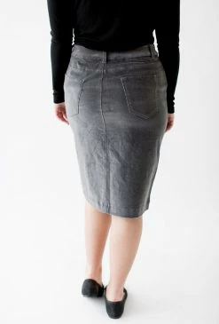 The Main Street Exchange 'Ember' Corduroy Skirt In Charcoal FINAL SALE Exclusive Designs 11 The Main Street Exchange 'Ember' Corduroy Skirt In Charcoal FINAL SALE Exclusive Designs