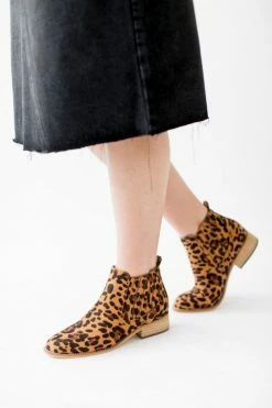 Thistle & Clover Shoes Chelsea Boot In Leopard Print FINAL SALE