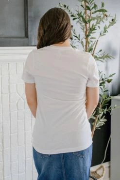 Oat Collective Tops/Cardigans 'Joyful In Hope' Graphic Tee In Ivory