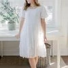 Mikarose 'Selah' Swiss Dot Swing Dress In Ivory FINAL SALE Dresses