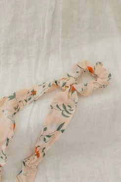 Space 46 Blush Floral Hair Scarf