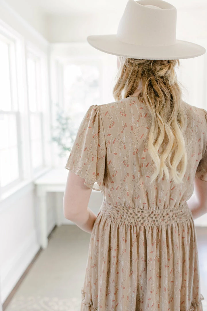 Mikarose 'Elizabeth' Floral Maxi Dress In Taupe Dresses 5 Mikarose 'Elizabeth' Floral Maxi Dress In Taupe Dresses