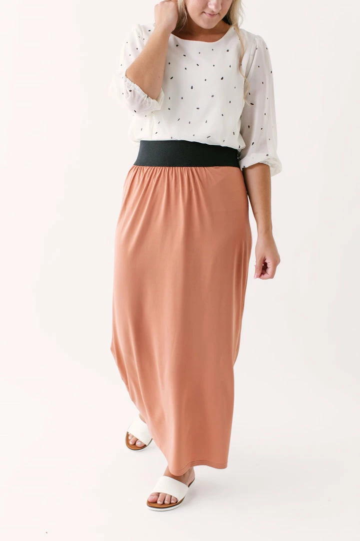 The Main Street Exchange 'Claire' Skirt In Woodrose FINAL SALE 2 The Main Street Exchange 'Claire' Skirt In Woodrose FINAL SALE