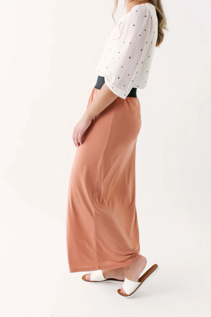 The Main Street Exchange 'Claire' Skirt In Woodrose FINAL SALE 4 The Main Street Exchange 'Claire' Skirt In Woodrose FINAL SALE