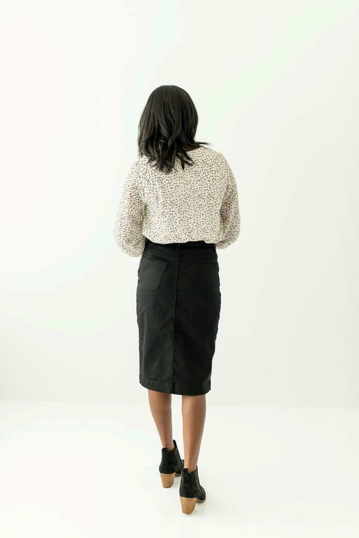The Main Street Exchange 'Leah' Skirt In Black FINAL SALE 3 The Main Street Exchange 'Leah' Skirt In Black FINAL SALE