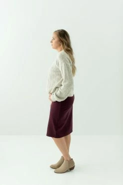 The Main Street Exchange 'Anna' Skirt In Wine FINAL SALE Exclusive Designs 7 The Main Street Exchange 'Anna' Skirt In Wine FINAL SALE Exclusive Designs