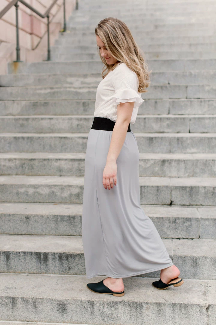 The Main Street Exchange 'Claire' Skirt In Harbor Grey Exclusive Designs 3 The Main Street Exchange 'Claire' Skirt In Harbor Grey Exclusive Designs