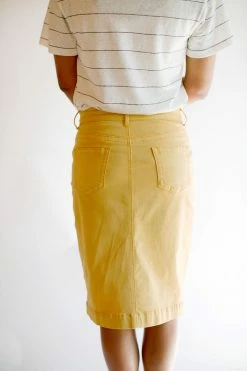 The Main Street Exchange 'Leah' Skirt In Vintage Gold FINAL SALE 11 The Main Street Exchange 'Leah' Skirt In Vintage Gold FINAL SALE