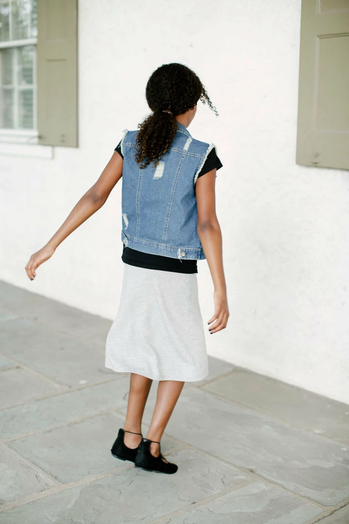 The Main Street Exchange 'Zoey' Girl Skort In Heather Grey Exclusive Designs 4 The Main Street Exchange 'Zoey' Girl Skort In Heather Grey Exclusive Designs