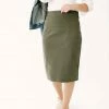 The Main Street Exchange Exclusive Designs 'Anna' Skirt In Olive FINAL SALE