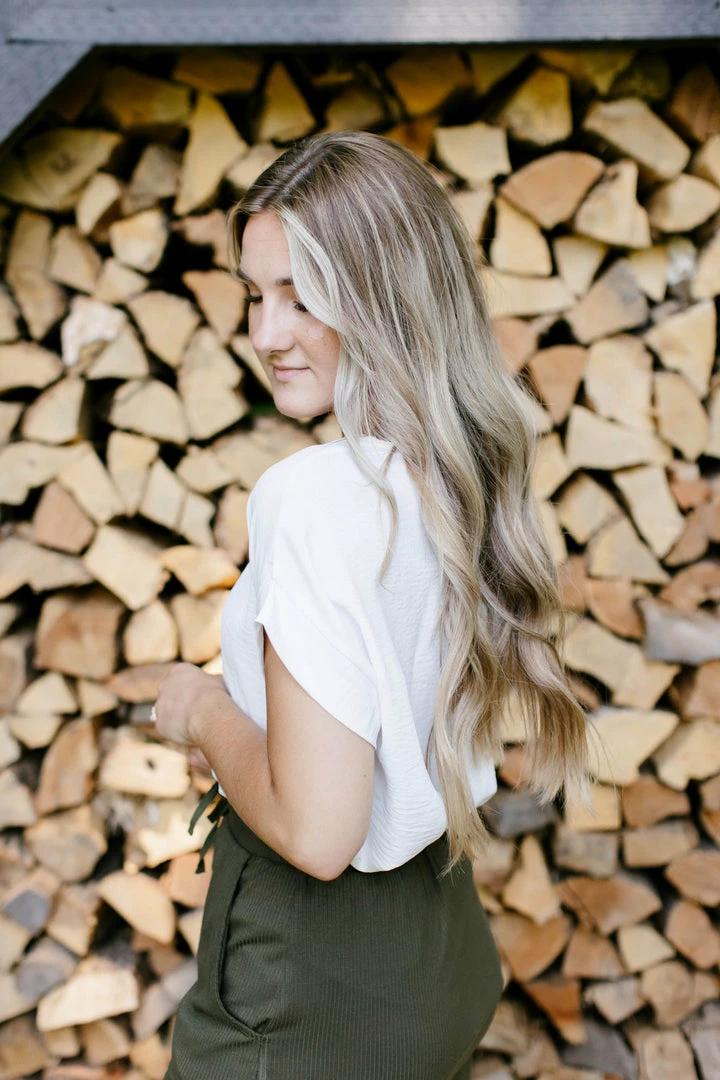 She+Sky Summer Collection 'Cove' Drop Shoulder Woven Top In Ivory 3 She+Sky Summer Collection 'Cove' Drop Shoulder Woven Top In Ivory