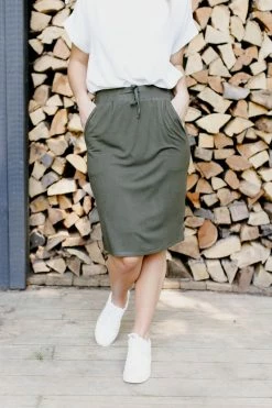 The Main Street Exchange 'Lauren' Everyday Ribbed Knit Skirt Summer Collection 12 The Main Street Exchange 'Lauren' Everyday Ribbed Knit Skirt Summer Collection
