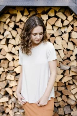 Fabina 'Peyton' Bamboo Blend Tee