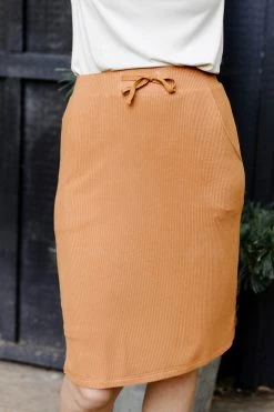 The Main Street Exchange 'Lauren' Everyday Ribbed Knit Skirt Summer Collection 19 The Main Street Exchange 'Lauren' Everyday Ribbed Knit Skirt Summer Collection