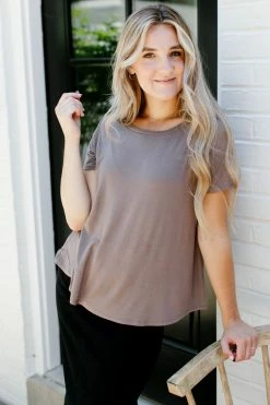 Fabina 'Peyton' Bamboo Blend Tee