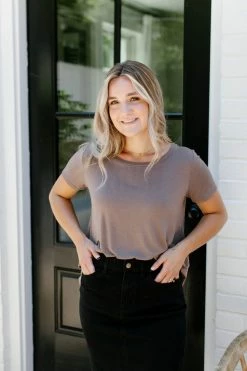 Fabina 'Peyton' Bamboo Blend Tee