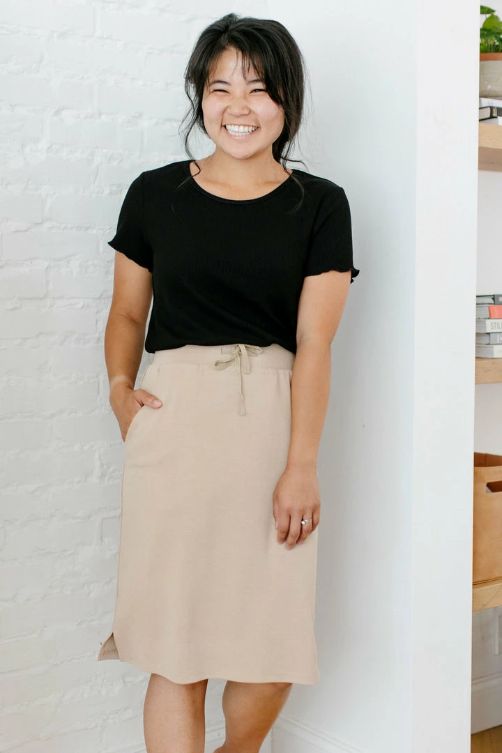 The Main Street Exchange 'Lauren' Everyday Knit Skirt Exclusive Designs 10 The Main Street Exchange 'Lauren' Everyday Knit Skirt Exclusive Designs