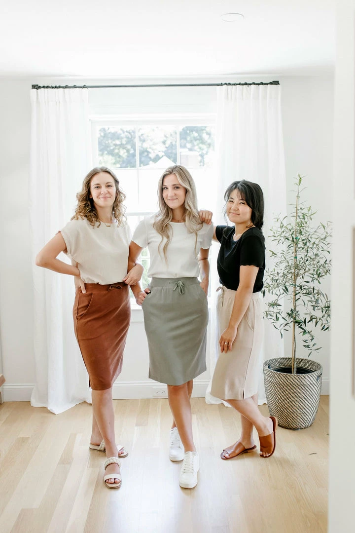 The Main Street Exchange 'Lauren' Everyday Knit Skirt Exclusive Designs 4 The Main Street Exchange 'Lauren' Everyday Knit Skirt Exclusive Designs