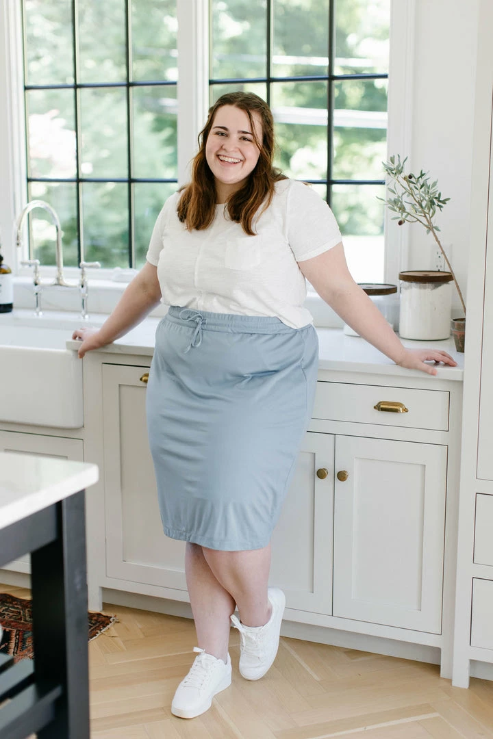 The Main Street Exchange Exclusive Designs 'Olivia' Skirt In Seaglass 5 The Main Street Exchange Exclusive Designs 'Olivia' Skirt In Seaglass