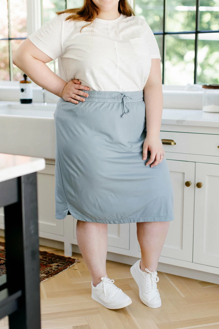 The Main Street Exchange Exclusive Designs 'Olivia' Skirt In Seaglass 7 The Main Street Exchange Exclusive Designs 'Olivia' Skirt In Seaglass