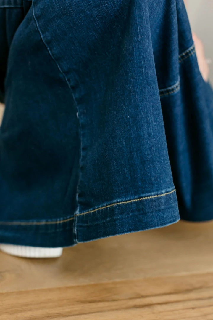 The Main Street Exchange Exclusive Designs 'Sara' Classic Long Denim Skirt Dark Wash 7 The Main Street Exchange Exclusive Designs 'Sara' Classic Long Denim Skirt Dark Wash