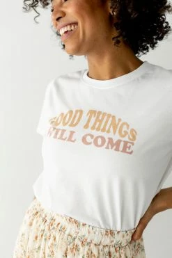Tres Bien Tops/Cardigans 'Good Things Will Come' Graphic Tee 8 Tres Bien Tops/Cardigans 'Good Things Will Come' Graphic Tee