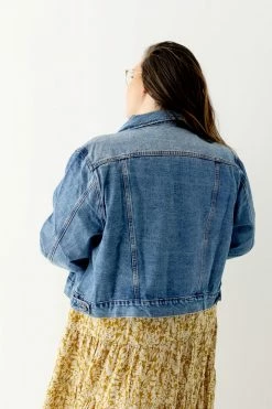 Polagram PLUS 'Camryn' Denim Jacket Tops/Cardigans