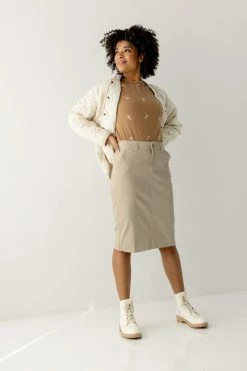 The Main Street Exchange 'Adrian' Classic Denim Midi Skirt 25 The Main Street Exchange 'Adrian' Classic Denim Midi Skirt