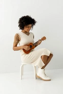 Polagram 'Quince' Sleeveless Sweater Dress In Cream Dresses 9 Polagram 'Quince' Sleeveless Sweater Dress In Cream Dresses