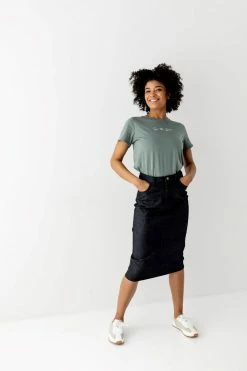 The Main Street Exchange 'Jodi' Denim Skirt In Vintage Black Exclusive Designs 17 The Main Street Exchange 'Jodi' Denim Skirt In Vintage Black Exclusive Designs