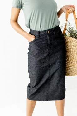 The Main Street Exchange 'Jodi' Denim Skirt In Vintage Black Exclusive Designs 18 The Main Street Exchange 'Jodi' Denim Skirt In Vintage Black Exclusive Designs