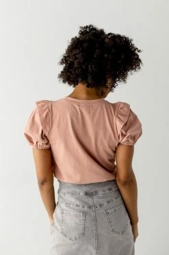 Polagram 'Amanda' Round Neck Bubble Sleeve Top FINAL SALE 21 Polagram 'Amanda' Round Neck Bubble Sleeve Top FINAL SALE