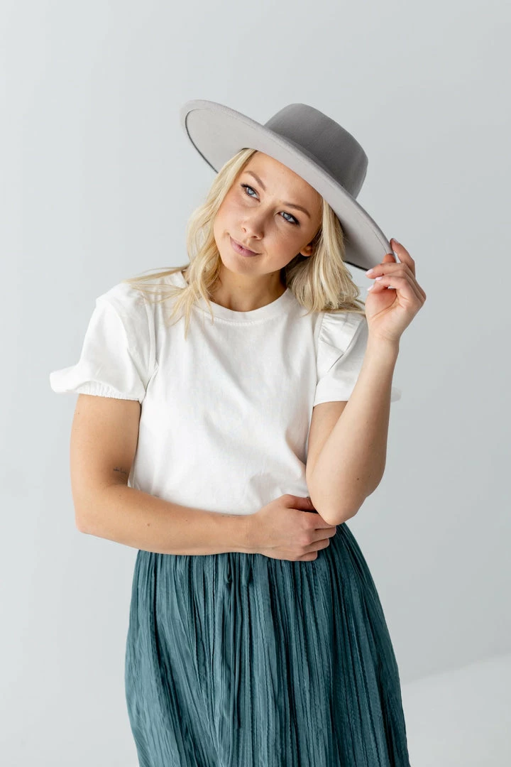 Polagram 'Amanda' Round Neck Bubble Sleeve Top FINAL SALE 7 Polagram 'Amanda' Round Neck Bubble Sleeve Top FINAL SALE