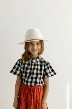 Hayden Los Angeles 'Laney' Girl Buffalo Plaid Top