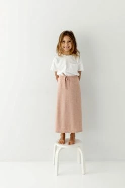 Hayden Los Angeles Skirts 'Emmy' Girl Maxi Skirt In Heathered Rose