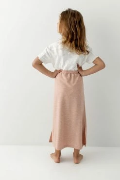 Hayden Los Angeles Skirts 'Emmy' Girl Maxi Skirt In Heathered Rose