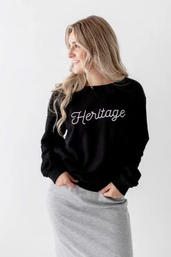 The Main Street Exchange 'Heritage' Sweatshirt In Black Lancaster Collection