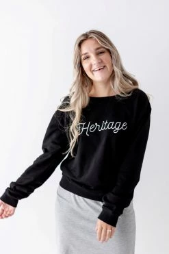 The Main Street Exchange 'Heritage' Sweatshirt In Black Lancaster Collection