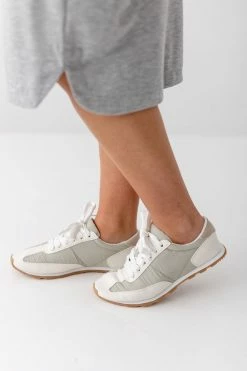 KKE Originals Lancaster Collection 'Albany' Retro Sneakers In Sage 9 KKE Originals Lancaster Collection 'Albany' Retro Sneakers In Sage