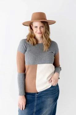 Polagram PLUS 'Archer' Color Block Sweater FINAL SALE