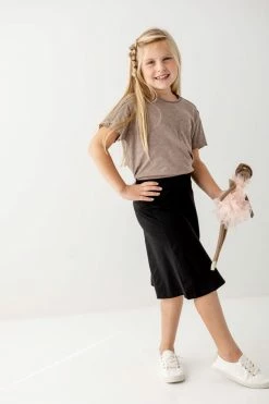 The Main Street Exchange Exclusive Designs 'Zoey' Girl Skort In Black 8 The Main Street Exchange Exclusive Designs 'Zoey' Girl Skort In Black