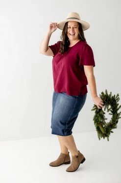 The Main Street Exchange 'Aimee' Pintuck Flutter Sleeve Top Exclusive Designs 34 The Main Street Exchange 'Aimee' Pintuck Flutter Sleeve Top Exclusive Designs