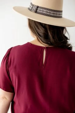 The Main Street Exchange 'Aimee' Pintuck Flutter Sleeve Top Exclusive Designs 37 The Main Street Exchange 'Aimee' Pintuck Flutter Sleeve Top Exclusive Designs