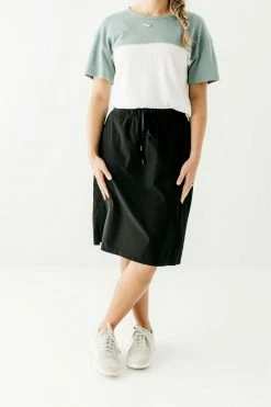 The Main Street Exchange 'Ally' Skort In Black