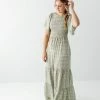 In Loom Summer Collection 'Everlee' Smocked Bodice Floral Maxi Dress