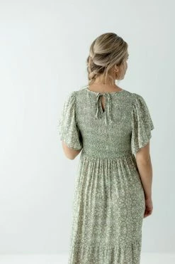 In Loom Summer Collection 'Everlee' Smocked Bodice Floral Maxi Dress