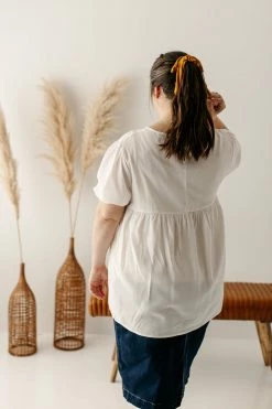 Wishlist Hair Ribbon Scrunchie In Mustard Accessories