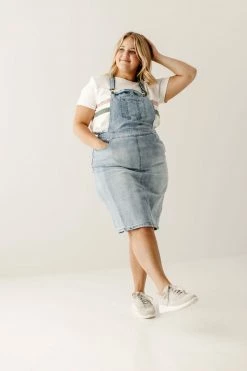 The Main Street Exchange Exclusive Designs 'Emerson' Light Denim Skirt Overalls 21 The Main Street Exchange Exclusive Designs 'Emerson' Light Denim Skirt Overalls