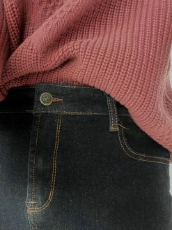 The Main Street Exchange 'Jia' Dark Denim Knee Length Skirt FINAL SALE 9 The Main Street Exchange 'Jia' Dark Denim Knee Length Skirt FINAL SALE